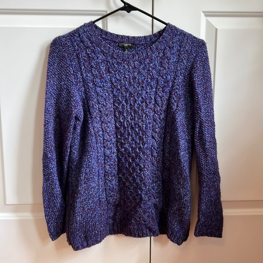 Talbots Blue/Purple Sweater Petite